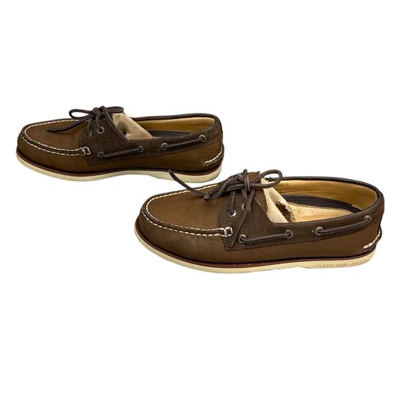 Sperry Gold Cup Original 2-Eye Brown Leather Boat Deck Loafer Shoe Men 7.5 main image 6